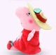Плюшевая игрушка Мама Свинка в шляпке 36см Peppa из семьи Пеппа Супер Детализация (513019876-1) Peppa Pig Красная - изображение 2