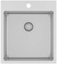 Кухонна мийка Aquasanita AIRA (AIR100X) Brushed satin + сифон (AQ-T1) - зображення 1