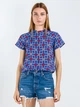 Блуза с высоким воротником и молнией Scotch & Soda 149835 XS (98908XS) Мультиколор - изображение 1