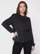 Блуза с объемными рукавами и высоким вырезом Vero Moda 10227783 S (99139S) Черный - изображение 1