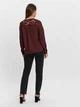 Блуза Vero Moda 10250556 L (99160L) Бордовый - изображение 2