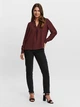 Блуза Vero Moda 10250556 L (99160L) Бордовый - изображение 3