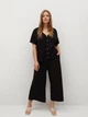 Ребристая блуза с пуговицами Mango 87009809 L (99141L) Черный - изображение 3