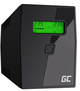 Источник безперебойного питание (ИБП) Green Cell UPS 600VA 360W (UPS01LCD) - изображение 1