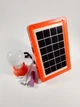 Ліхтарик з функцією Power Bank + сонячна панель Solar Lamp A201 помаранчевий - зображення 1