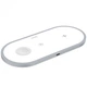 Беспроводное зарядное устройство 3-в-1 Qi HOCO CW24 15W White - изображение 1