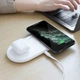 Беспроводное Зарядное Устройство Hoco CW23 Dual Wireless Fast Charger 10W Белый - зображення 3