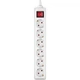 Сетевой фильтр питания REAL-EL RS-6 Protect M 3m, white (EL122300033) - изображение 8