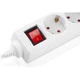 Сетевой фильтр питания REAL-EL RS-6 Protect M 3m, white (EL122300033) - изображение 4