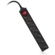 Сетевой фильтр питания REAL-EL RS-6 Protect M 3m, black (EL122300034) - изображение 4