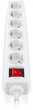 Сетевой фильтр-удлинитель Real-El RS-6 Protect M 1.8 м White (EL122300032) - изображение 4