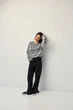 Джемпер oversize в українському стилі Заріна сірий One Size - зображення 2