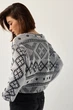 Джемпер oversize в українському стилі Заріна сірий One Size - зображення 13