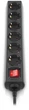 Мережевий фільтр-подовжувач Real-El RS-6 Protect M 3 м Black (EL122300034) - изображение 3