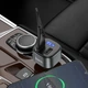 АЗУ з FM-модулятором HOCO E67 Fighter QC3.0 car BT FM Transmitter Black - изображение 6