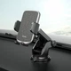 Тримач для мобільного HOCO CA95 Polaris push-type telescopic suction cup car holder Black (6931474758514) - зображення 4