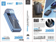 Повербанк power bank Solar Charger портативная зарядная батарея с солнечной батареей и фонариком USB 20 000 mah - изображение 2