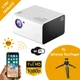 Мультимедійний портативний LED проектор Full HD для дому з динаміком TouYinger H5 TouYinger (mirroring version) White 260х85х210мм - зображення 1