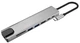 Концентратор USB-хаб XoKo Type-C to RJ45+HDMI+2xUSB 3.0+ TF,SD reader+ PD Type-C+ Type (XK-AC550-SL) - изображение 1