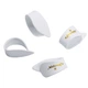 Набор медиаторов когтей на пальцы D'ADDARIO NATIONAL FINGER PICKS - White Celluloid, Large, 4 pack - изображение 1