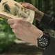 Мужские наручные часы Orient RE-AU0201E00B Черный\Зеленый Натуральная кожа - изображение 6