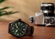 Мужские наручные часы Orient RE-AU0201E00B Черный\Зеленый Натуральная кожа - изображение 8