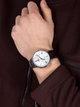 Мужские часы с прочным ремешком Orient RA-AC0J06S10B Серебро\Коричневый - изображение 6