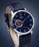 Мужские часы Orient RA-AG0011L10B Серебро\Синий Натуральная кожа - изображение 3