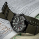 Чоловічий наручний годинник Orient RA-AK0403N10B Чорний\Олива - зображення 2