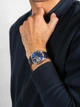 Мужские часы Orient RA-AG0011L10B Серебро\Синий Натуральная кожа - изображение 4