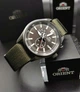 Чоловічий наручний годинник Orient RA-AK0403N10B Чорний\Олива - зображення 8
