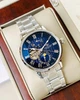 Чоловічий наручний годинник із сапфіровим склом Orient RE-AY0103L00B Срібло\Синій - зображення 1
