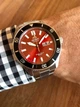 Мужские часы Orient RA-AA0915R19B Серебро\Красный с ярким циферблатом - изображение 1