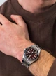 Мужские часы Orient RA-AA0003R19B Серебро\Бордовый дайверские - изображение 8