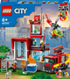 Zestaw klocków LEGO City Remiza strażacka 540 elementów (60320) - obraz 1