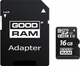 Goodram microSDHC 16GB UHS-I class 10 + adapter (M1AA-0160R12) - зображення 1