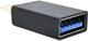 Адаптер Cablexpert USB Type-C - USB 3.0 Type-A (M) Black (A-USB3-CMAF-01) - зображення 1