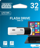 Pendrive Goodram UCO2 32GB Black-White (UCO2-0320KWR11) - obraz 2