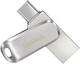 SanDisk Ultra Dual Luxe Type-C 64GB USB 3.1 Silver (SDDDC4-064G-G46) - зображення 1