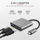 USB Hub Trust Dalyx 3-in-1 Multiport USB-C Adapter (23772) - obraz 7