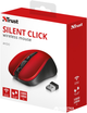 Mysz Trust Mydo Silent Wireless czerwona (TR21871) - obraz 6