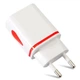 USB зарядка 5 вольт 1.1 ампера 6 Ватт на 2 USB порта с защитой от перегрузки и подсветкой F5 (100932) - изображение 2