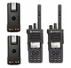 Комплект 2 шт Рація Motorola DP4800e VHF у максимальній комплектації AES-256 з посиленою антеною та додатковим акумулятором - зображення 1