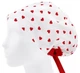 Медицинская шапочка женская HeadwearUniverse универсальная принт Сердца на белом - изображение 3