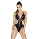 Боди монокини под латекс Passion JEAN BODY XXL/XXXL, black - изображение 1