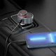 Автомобильный FM ФМ модулятор трансмиттер HOCO E72 2USB RGB и Type-C PD30W автомобильное зарядное устройство AW-45735 - изображение 2