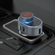 Автомобильный FM ФМ модулятор трансмиттер HOCO E72 2USB RGB и Type-C PD30W автомобильное зарядное устройство AW-45735 - изображение 3