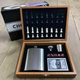 Игровой набор шахматы, карты, фляга, рюмка (24,5*18,5*6 см) №2520A - изображение 2