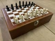 Игровой набор шахматы, карты, фляга, рюмка (24,5*18,5*6 см) №2520A - изображение 4
