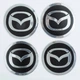 Автомобильная эмблема Primo на колпачок ступицы колеса c логотипом Mazda - Black - изображение 1